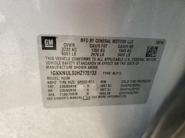 2017 GMC ACADIA SLT-1 1GKKNULS0HZ175133