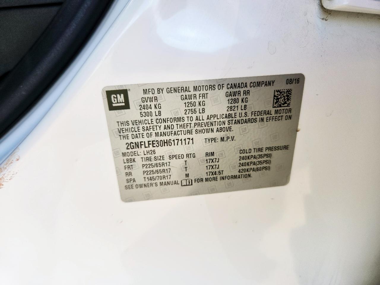 CHEVROLET EQUINOX LT