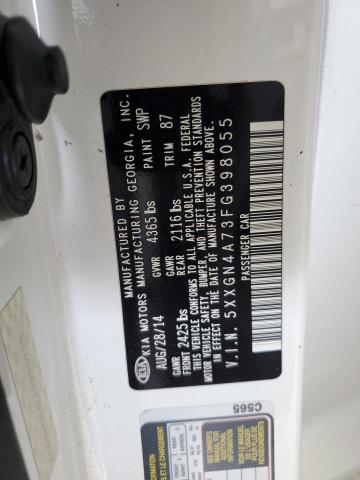 2015 KIA OPTIMA EX 5XXGN4A73FG398055