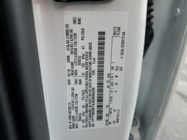 2018 FORD F250 SUPER 1FT7W2BT4JEB94200