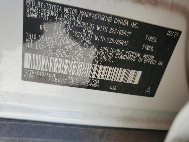 2021 TOYOTA RAV4 LE #3293620387