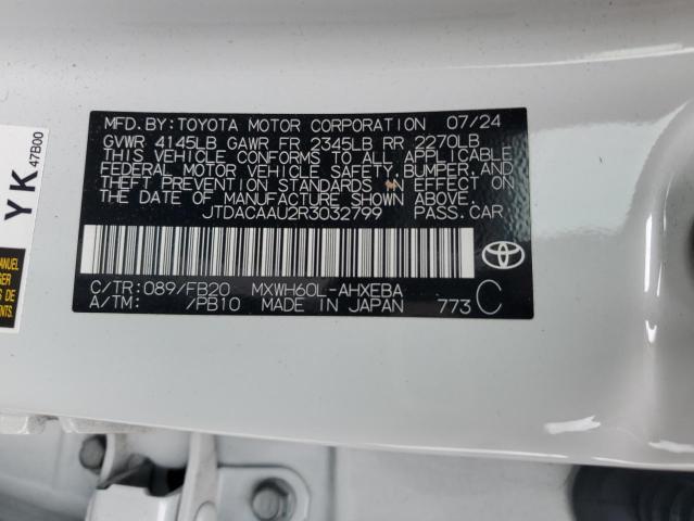 2024 TOYOTA PRIUS LE JTDACAAU2R3032799