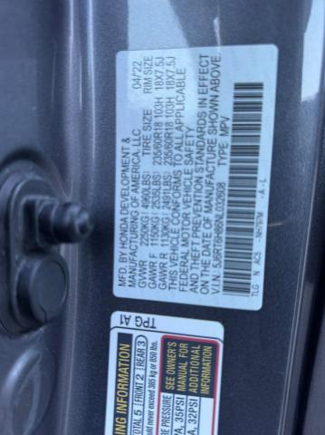 2022 HONDA CR-V EXL - 5J6RT6H86NL032608