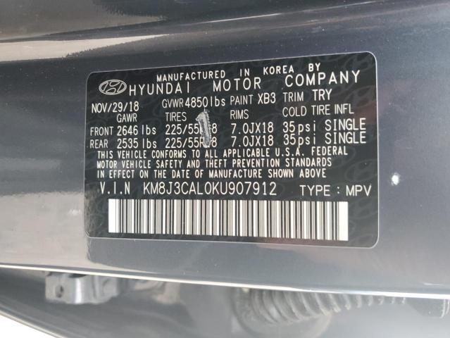 2019 HYUNDAI TUCSON LIM - KM8J3CAL0KU907912