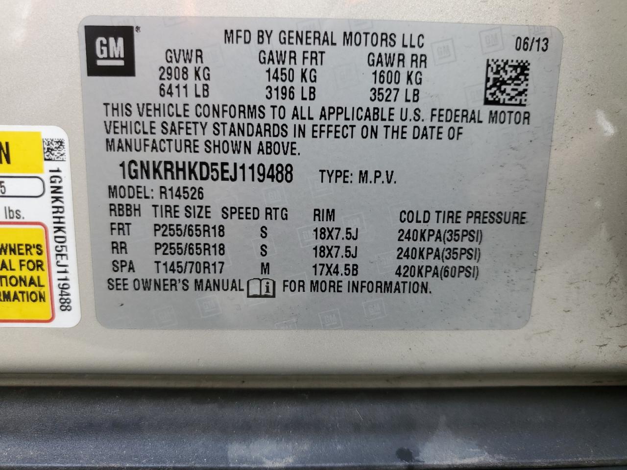 CHEVROLET TRAVERSE LT