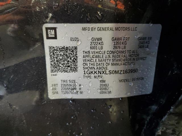 2021 GMC ACADIA DEN 1GKKNXLS0MZ163950