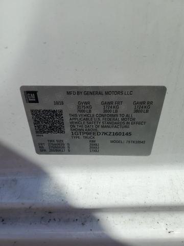 2019 GMC SIERRA K15 1GTP9EED7KZ160145