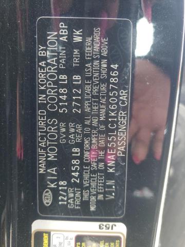 2019 KIA STINGER GT KNAE55LC1K6057864