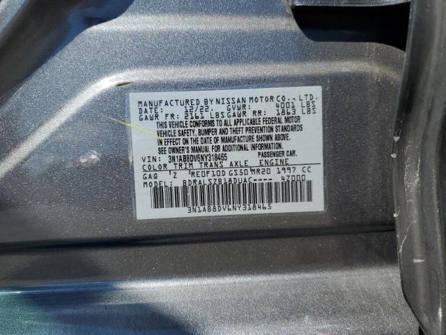 2022 NISSAN SENTRA SR 3N1AB8DV6NY318465