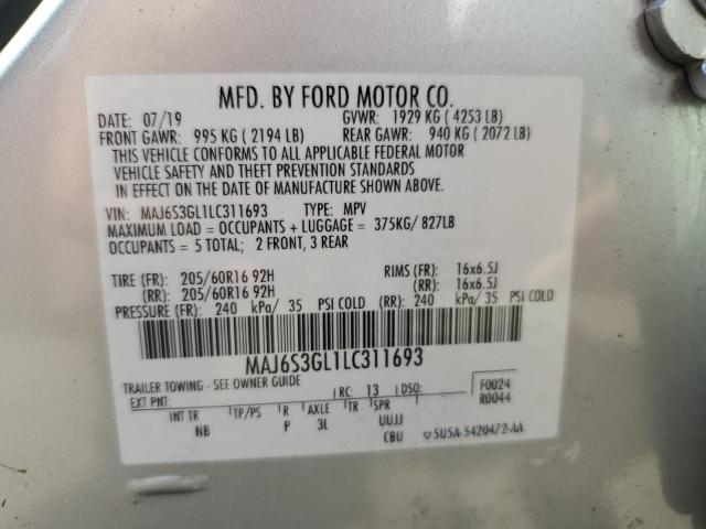 2020 FORD ECOSPORT S #3317702074