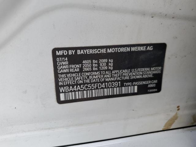 2015 BMW 428 I GRAN WBA4A5C55FD410391