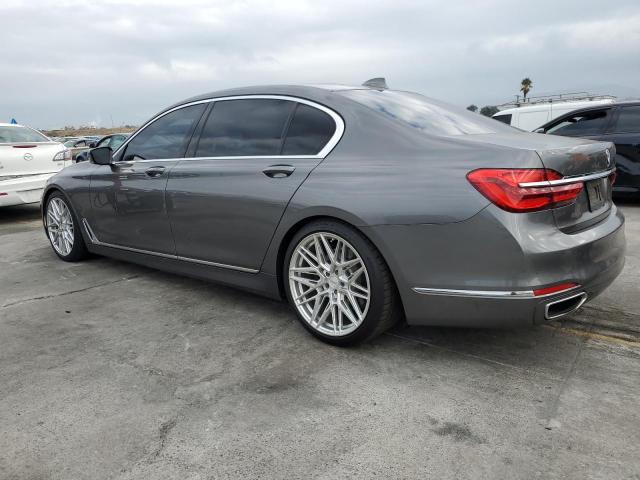 BMW 740 I 2017 gray  gas WBA7E2C52HG739390 photo #3