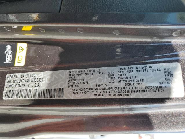 2021 JEEP WRANGLER U 1C4HJXDN4MW856337