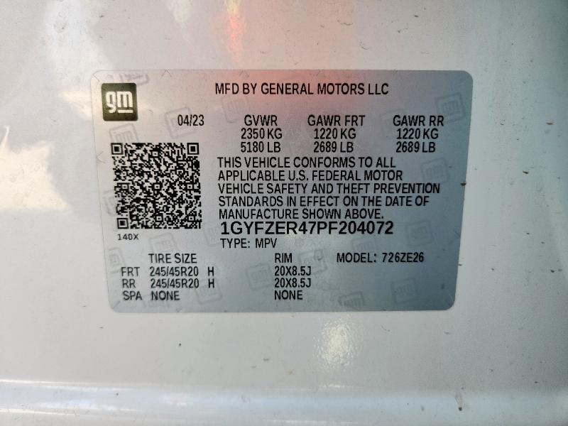 2023 CADILLAC XT4 SPORT - 1GYFZER47PF204072