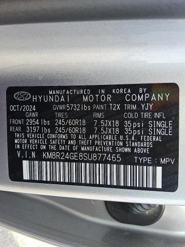 2025 HYUNDAI PALISADE S KM8R24GE8SU877465