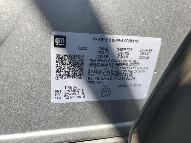 2023 CHEVROLET TRAILBLAZER LT KL79MPS27PB143204