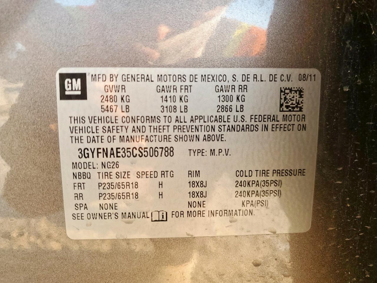 CADILLAC SRX LUXURY COLLECTION