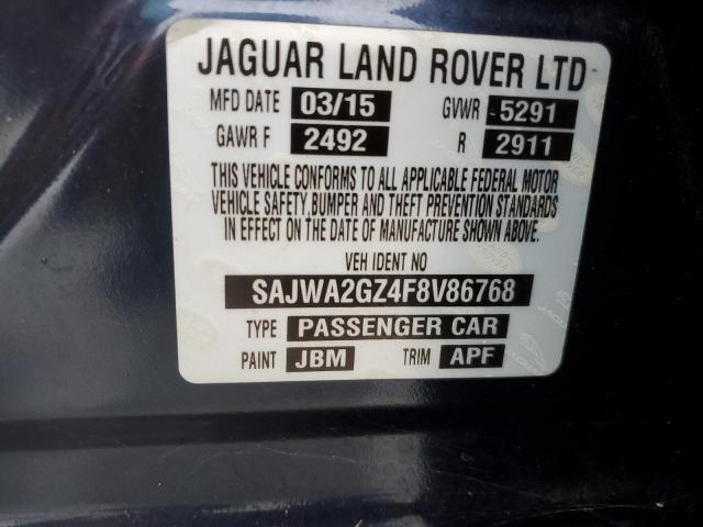 2015 JAGUAR XJL PORTFO SAJWA2GZ4F8V86768