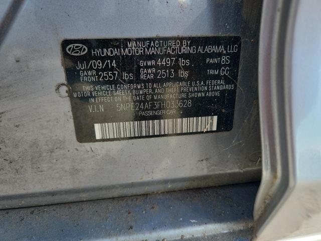 2015 HYUNDAI SONATA SE 5NPE24AF3FH033628