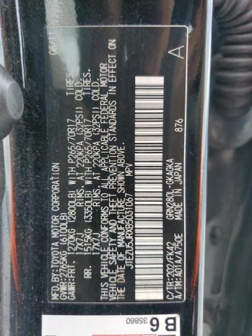 2011 TOYOTA 4RUNNER SR - JTEZU5JRXB5031067