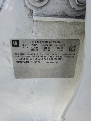 2017 CHEVROLET CRUZE LT - 1G1BE5SM6H7104379