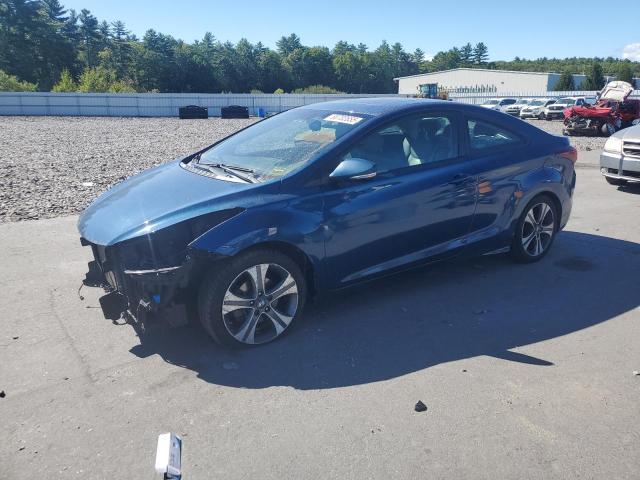 2014 Hyundai Elantra Coupe Gs blue coupe gas KMHDH6AH6EU027121 photo #1