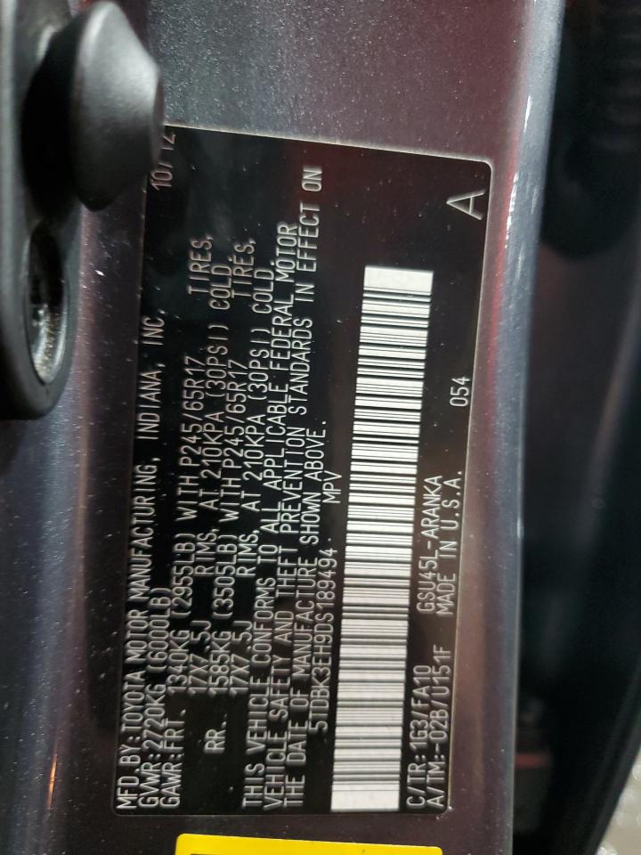 TOYOTA HIGHLANDER BASE