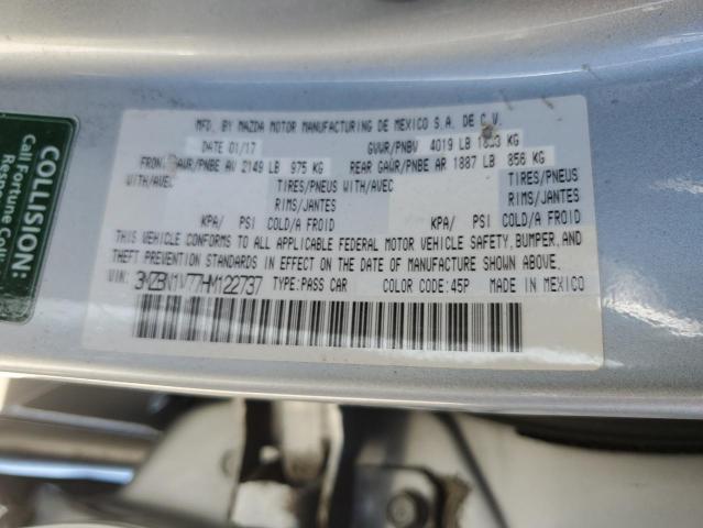 2017 MAZDA 3 TOURING - 3MZBN1V77HM122737