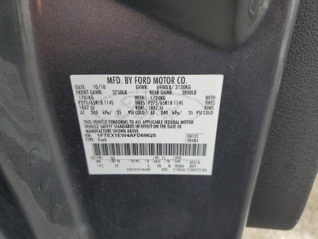 2010 FORD F150 SUPER #3262046477