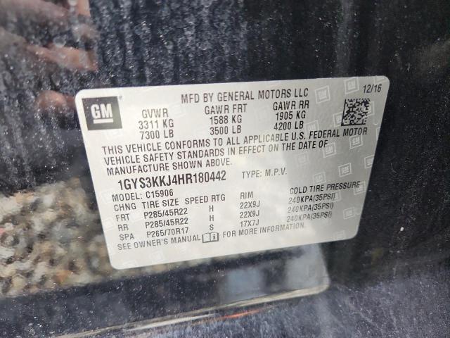 2017 CADILLAC ESCALADE E - 1GYS3KKJ4HR180442