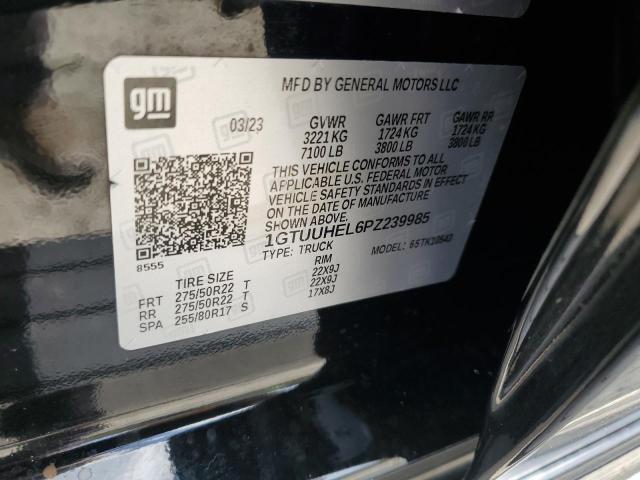 2023 GMC SIERRA K15 1GTUUHEL6PZ239985