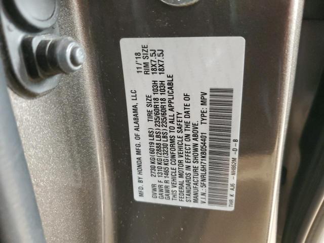 2019 HONDA ODYSSEY EX 5FNRL6H71KB054401
