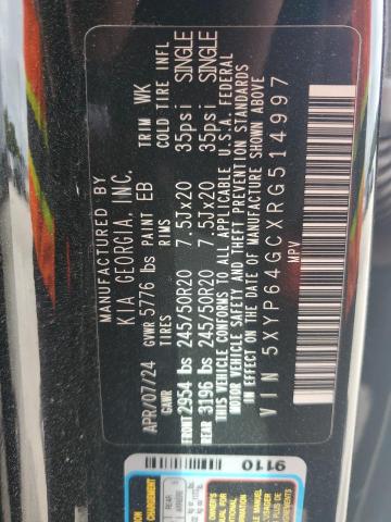 2024 KIA TELLURIDE - 5XYP64GCXRG514997