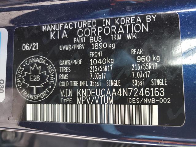 2022 KIA SELTOS S - KNDEUCAA4N7246163