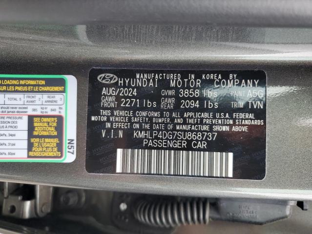 2025 HYUNDAI ELANTRA LIMITED KMHLP4DG7SU868737