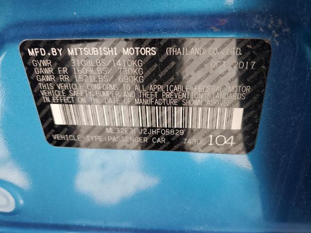 2018 MITSUBISHI MIRAGE G4 ML32F3FJ2JHF05829