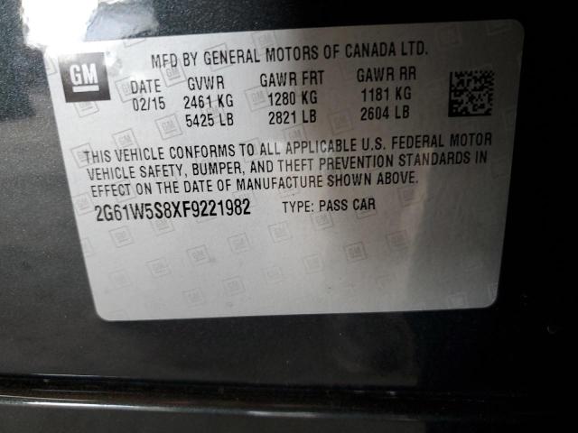 2015 CADILLAC XTS VSPORT - 2G61W5S8XF9221982