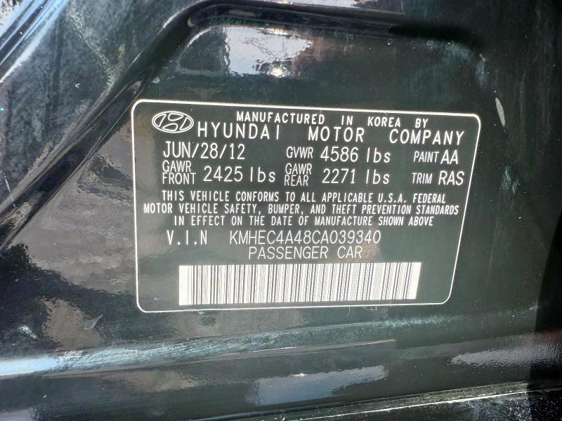 2012 HYUNDAI SONATA HYB - KMHEC4A48CA039340