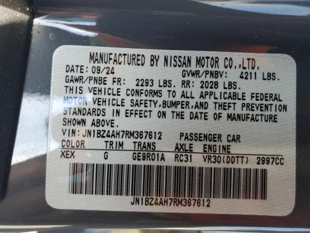 2024 NISSAN Z SPORT - JN1BZ4AH7RM367612