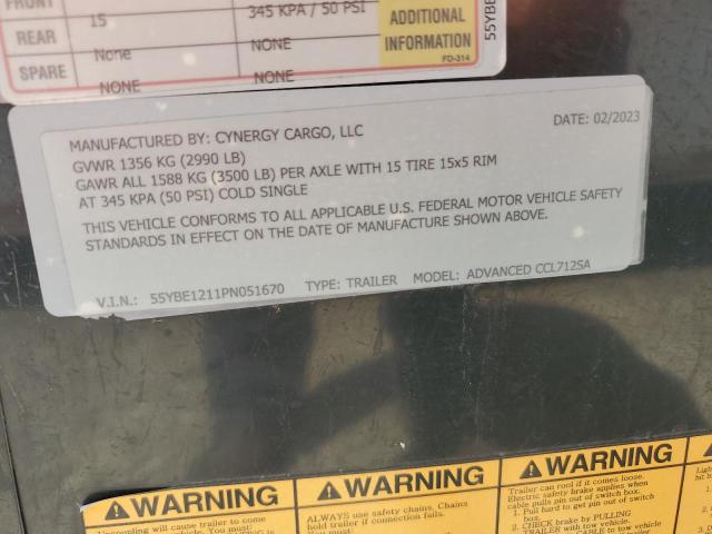2023 CYNERGY CARGO TR CARGO TR #3246113147