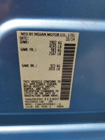 2015 NISSAN LEAF S 1N4AZ0CP3FC315407