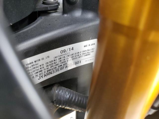 2015 YAMAHA FZ09 - JYARN33E8FA004801