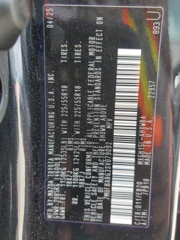 2025 TOYOTA COROLLA CR 7MUFBABG3SV079092