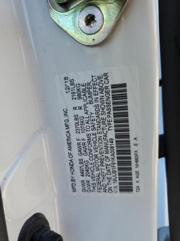 2019 ACURA TLX TECHNO - 19UUB1F61KA008149