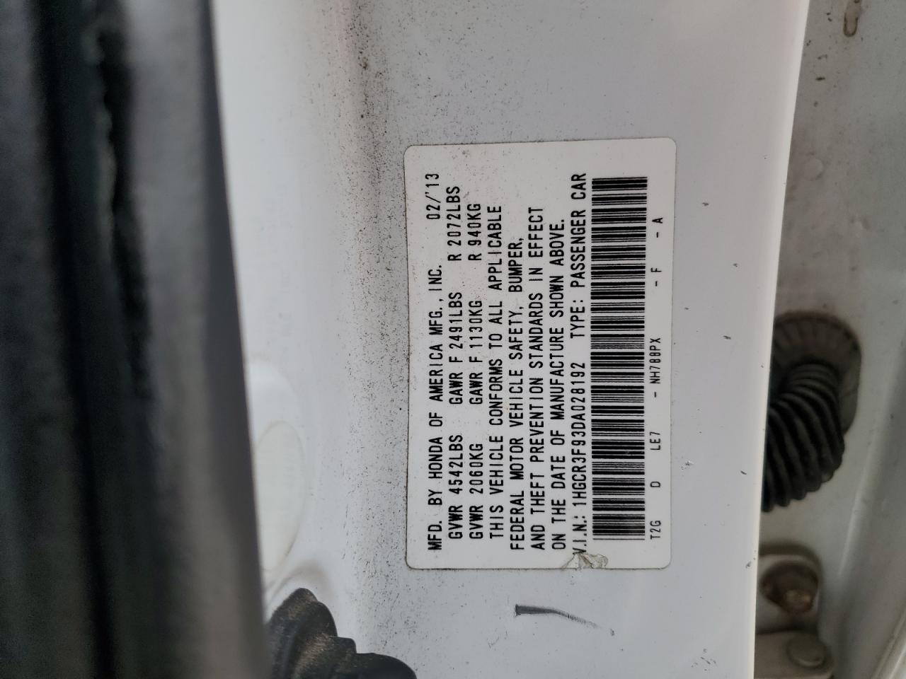 HONDA ACCORD TOURING