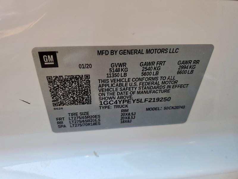 2020 CHEVROLET SILVERADO #3236890474