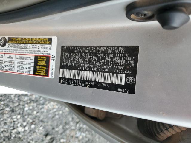 2011 TOYOTA CAMRY BASE #3281635403
