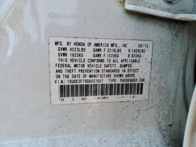 2016 ACURA ILX PREMIU 19UDE2F79GA007957
