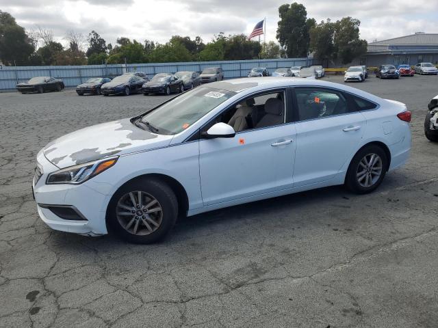HYUNDAI SONATA SE 2016 white  gas 5NPE24AF7GH409104 photo #1