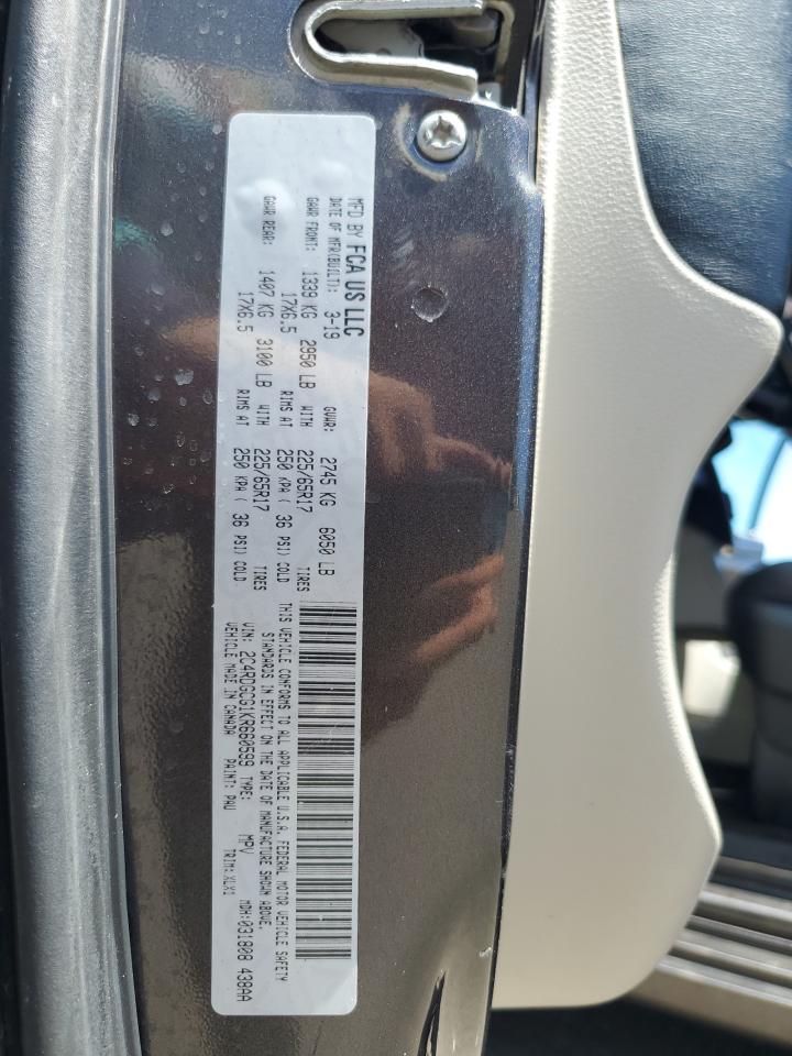 Lot #3312819088 2019 DODGE GRAND CARAVAN SXT